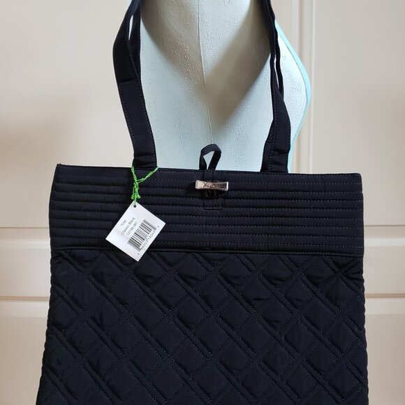 Vera Bradley Classic Black Tote - Picture 4 of 14